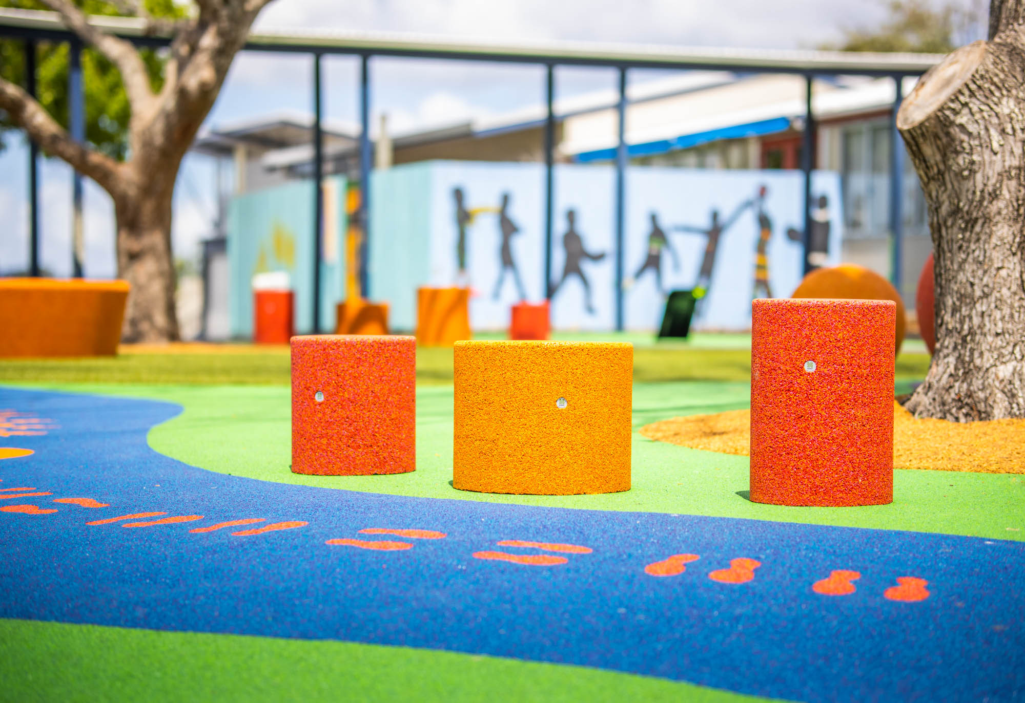 Wet Pour Rubber for School Playspace Design